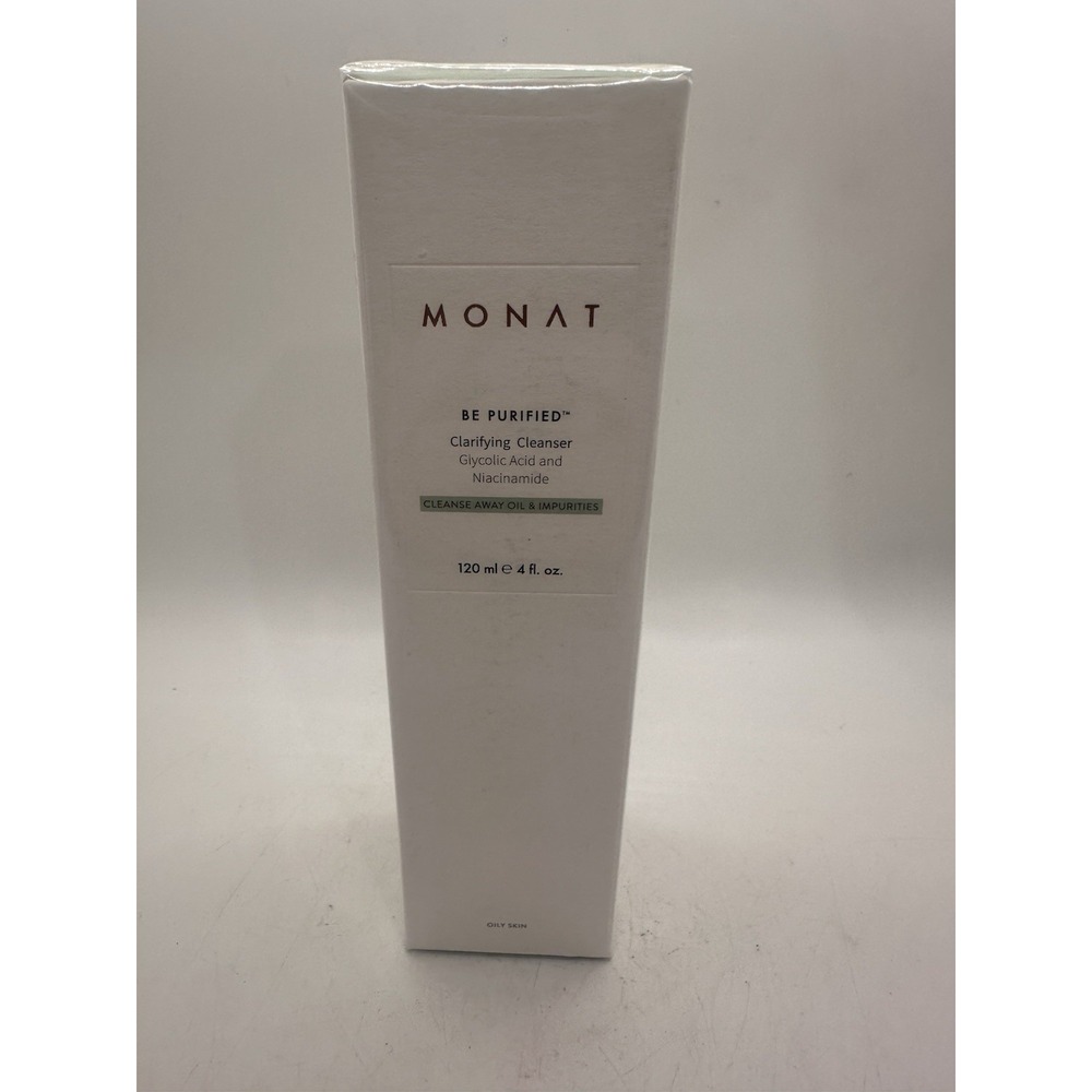MONAT Be Purified Clarifying Cleanser Glycolic Acid Niacinamide 4 oz NEW Sealed